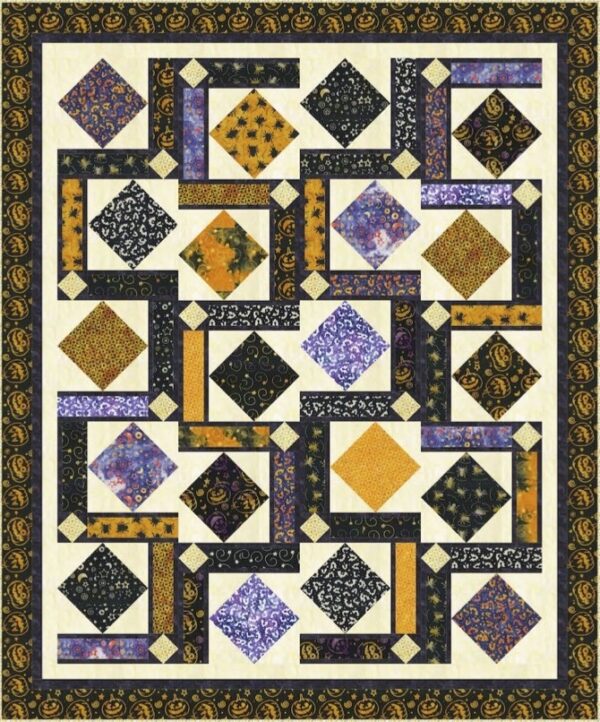 Spooky Maze Quilt Pattern