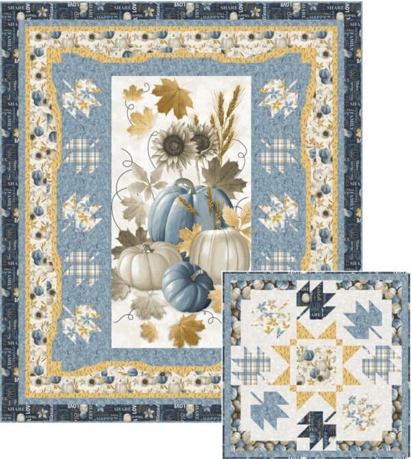 Tossed Leaves & Pumpkins Quilt Pattern