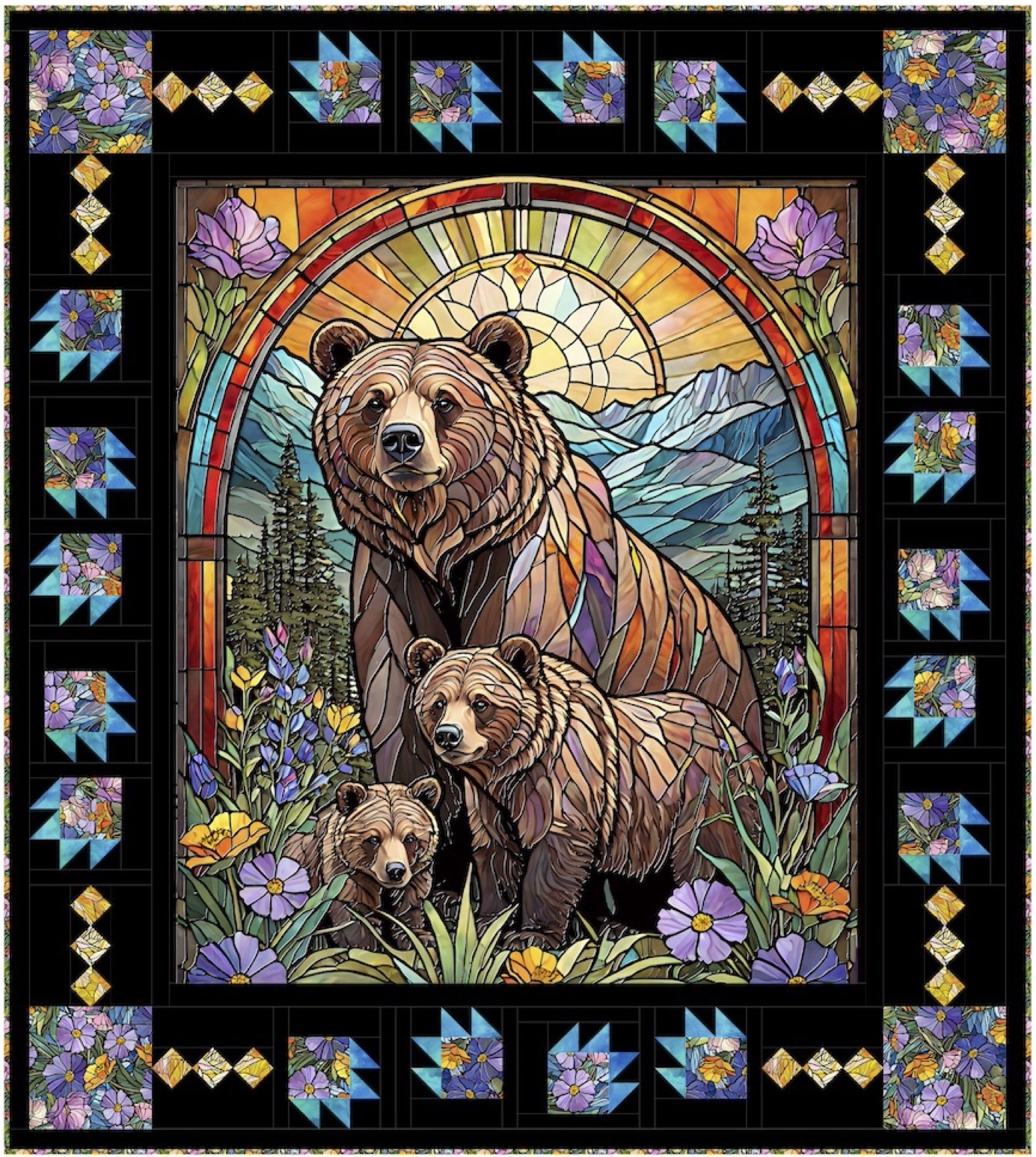 Nature's Glow Quilt Pattern