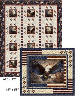 Stars Around 1776 Quilt Pattern