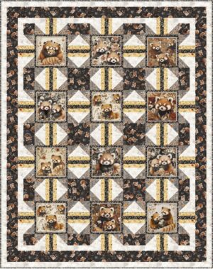 Panda Hideaways Quilt Pattern