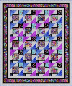 Sliding Stars Quilt Pattern