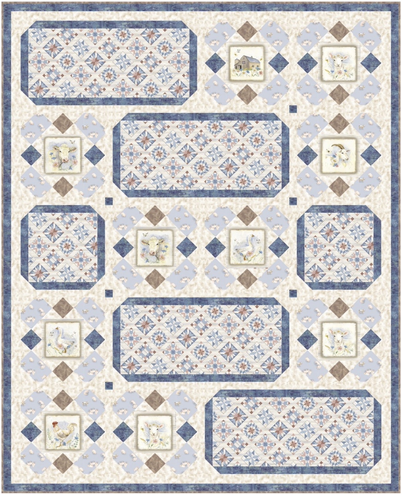 Farm Frames Quilt Pattern