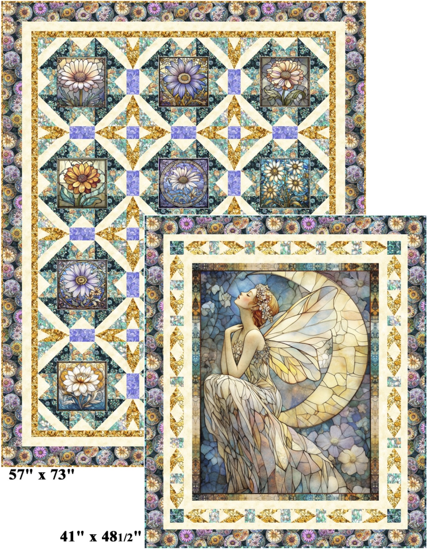 Floral Wings Quilt Pattern