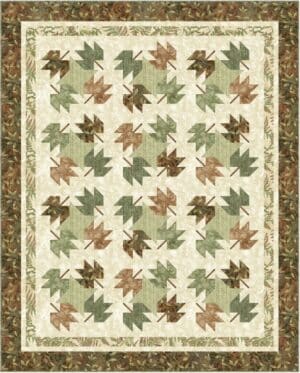 Spinning Leaves Quilt Pattern