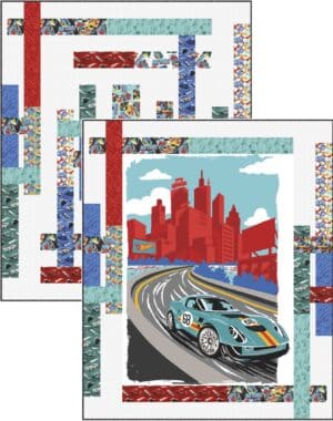 Racing Strips Quilt Pattern