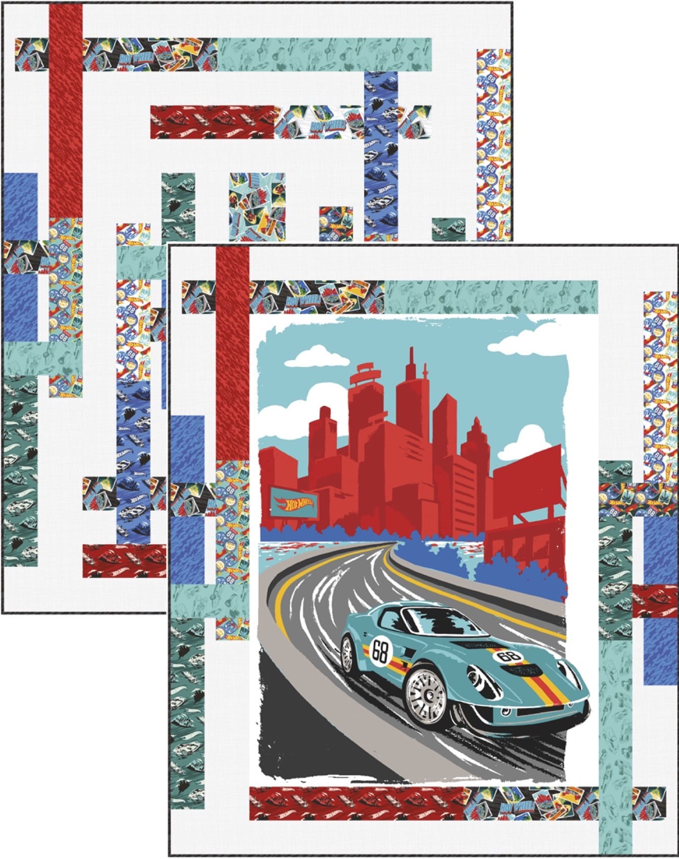 Racing Strips Quilt Pattern